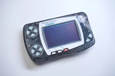 WonderSwan Color console crystal black color Japan system US Seller Excellent - Image 1 of 4