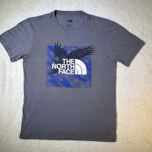 The North Face Shirt Mens Small Gray Americana Graphic TShirt Short Sleeve Tee - Picture 1 of 6