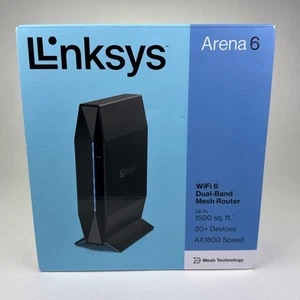 Linksys Arena 6 E7350 Dual-Band Wi-Fi 6 Router - Picture 1 of 4