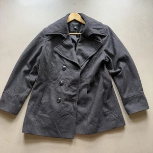 London Fog Trench coat Women's Black jacket outdoors dress up - Size 2X - Picture 1 of 6