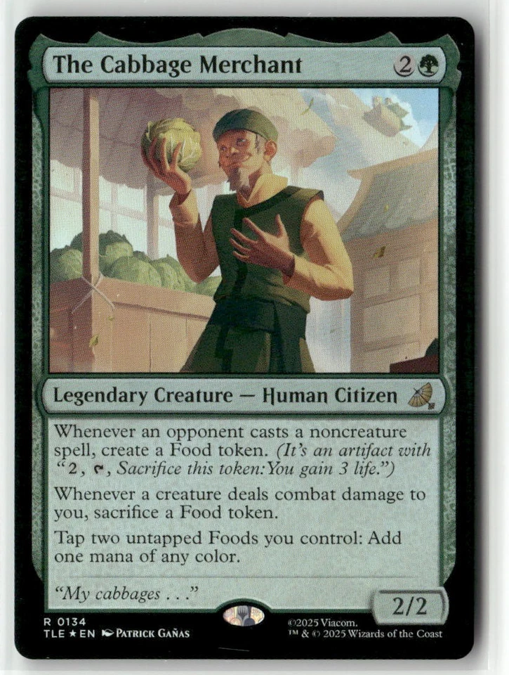 MTG The Cabbage Merchant 0134 Foil Avatar TLE NM - Image 1 of 1