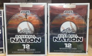2 × 2025 Leaf Baseball Nation Factory Sealed 12 Autos Hobby Box - Picture 1 of 1