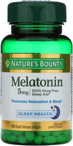 Nature's Bounty Super Strength Melatonin 5mg Softgels 90 ea - Picture 1 of 3