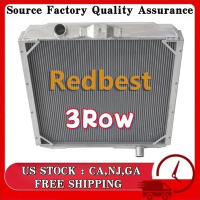 3ROW ALU RADIATOR FOR 1992-2001 AM GENERAL HUMMER 5.7 6.2L/2002-2004 HUMMER H1 Foto 1 de 4