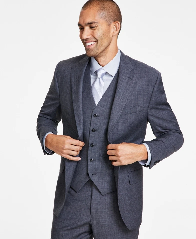 Chaqueta Blazer Traje Michael Kors Para Hombre Calce Clásico 36 R Gris Foto 1 de 1