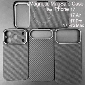 For iPhone 17 Pro/17 Air/17 Pro Max/17 Magnetic Aramid Fiber Case MagSafe Cover - Picture 1 of 44