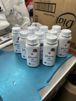 Johnson’s Baby Powder 50gram Pack Of 10 Mini Bottles Original Talc - Image 1 of 4