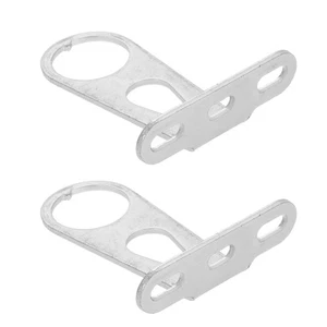 2 Pezzi Cestello Auto Fissaggio Rack Bicicletta Montaggio Anteriore Portabici Staffa Montaggio - Foto 1 di 12