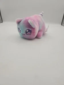 Aphmau MeeMeows Cotton Candy Cat Mystery Plush Litter 3 Purple Pink Stuffed 6" - Picture 1 of 5