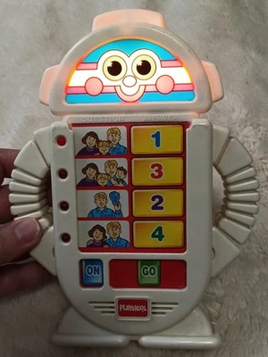 De colección-90s-1996 Hasbro Alfie-Alphie Playskool Robot juego-hablar trabajo Foto 1 de 4