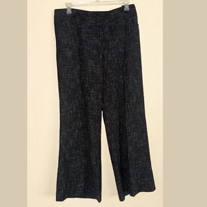 Pantalones Pantalón The Limited Y2K Negro Tweed Calce Cassidy Pierna Ancha Talla 14 ¡NUEVO CON ETIQUETAS! - Imagen 1 de 7