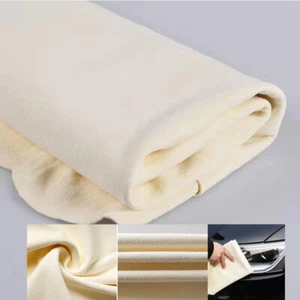 Large Natural Chamois Leather Car Cleaning Cloth Washing Absorbent Drying Towels - Picture 1 of 11