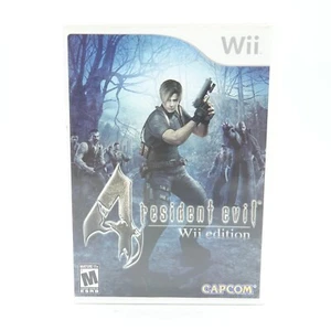Resident Evil 4 Wii Edition (Nintendo Wii, 2007) CIB w/ Manual Capcom Tested - Picture 1 of 5