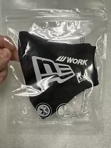 Work Wheels x New Era face mask Black made in JPN USA ship JDM individually seal - Picture 1 of 3