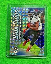 DERRICK HENRY SILVER PRIZM BLUE CHIPS CARD TITANS 2020 PANINI MOSAIC REFRACTOR 