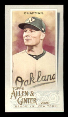 2020 Topps Allen and Ginter Mini A and G Back #43 Matt Chapman - Image 1 of 2