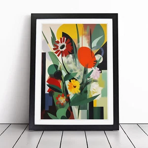 Stampa arte da parete incorniciata fiori Bauhaus vol.4 quadro grande pittura decorazione poster - Foto 1 di 8