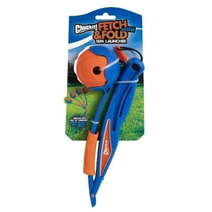 CHUCKIT! Mini Fetch & Fold 18cm Launcher 30cm For Dogs (Medium 6cm Balls) - Picture 1 of 8