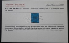 STATO PONTIFICIO - 7 BAJ N°8 - NUOVO GOMMA ORIGINALE MH - CERT. BOTTACCHI