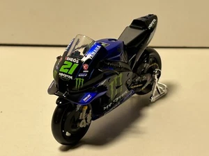 Yamaha M1 YZR Team 2021, #21 Franco Morbidelli, Monster Moto GP, Maisto 1:18 - Bild 1 von 5