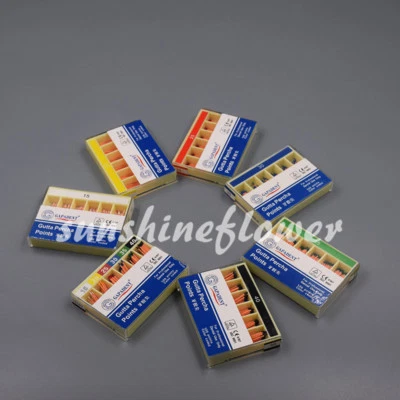 120 1 Pack Dental Endodontic GAPADENT Absorbent Gutta Percha 0.02 Taper Points - Image 1 of 4