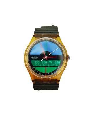 Swatch Nautilus Vintage 1986 GK 102 Rare Watch Collectable - Imagen 1 de 4