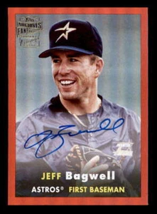 JEFF BAGWELL 2024 TOPPS ARCHIVES FAN FAVORITES RED AUTOGRAPH AUTO #02/10 T5611 - Picture 1 of 2
