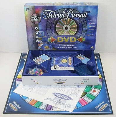 TRIVIAL PURSUIT DVD Edition Family Board Game Parker SEALED CARDS 2006 - Image 1 of 4