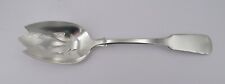 International Sterling Pierced Table Serving Spoon - 7 3/4" - 1810 Pattern #3893