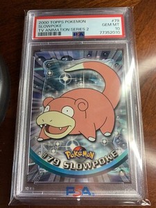 2000 Topps Pokemon TV #79 Slowpoke PSA 10 ***GEM MINT*** (Pop 1 of 11)
