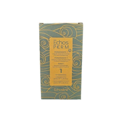 ECHOSLINE P1 Set Permanente Monodose Capelli Naturali Normali Neutralizzante 12