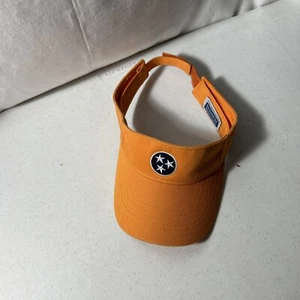 Volunteer Traditions Adjustable Strap Orange Visor Hat - Picture 1 of 8