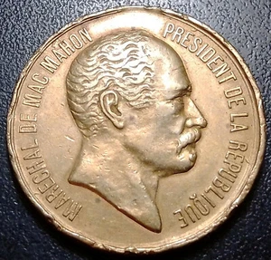 Médaille - Maréchal de Mac Mahon fêtes de Jeanne d'Arc - Orléans 1876 ! - Imagen 1 de 2
