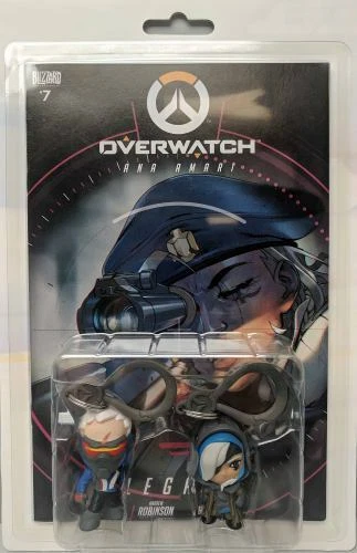 Overwatch Ana and Soldier 76 Comic Book and Backpack Hanger Two-Pack by Blizzard Entertainment Blizzard Entertainment (2019, Trade Paperback)