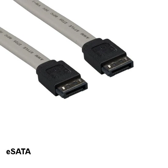 Kentek 3ft External SATA eSATA Data Cable 26 AWG 7Pin for PC Mac Laptop HDD - Image 1 of 1