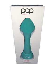 PopSonic Spade Face & Neck Sonic Beauty Cleansing Device Infuse Massage - Blue