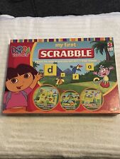 Dora The Explorer My First Scrabble Board Game by Mattel Complete Never Used