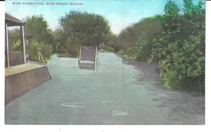 WARM SPRINGS CREEK, MONTANA Postcard - Bild 1 von 2