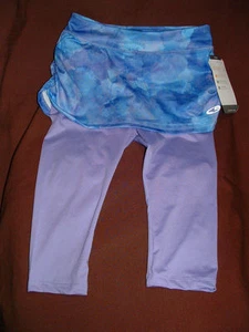 NEW CHAMPION DUO DRY MAX P9694 GIRL'S P SKAPRI (SKIRT/CAPRI) LAVENDER M (7-8) - Picture 1 of 2