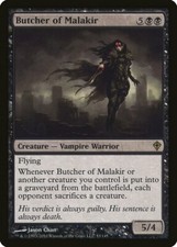 Butcher of Malakir Worldwake NM Black Rare MAGIC THE GATHERING CARD ABUGames