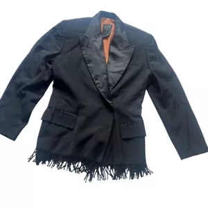 Jean Paul Gaultier Femme 90’s Fringe Blazer size 44FR - medium - Picture 1 of 3