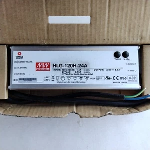 Mean Well Hlg-120h-24a 100 To 240 Volt AC 1.4 Amp Or 277 Volt 55 Amp Output 24V - Picture 1 of 3