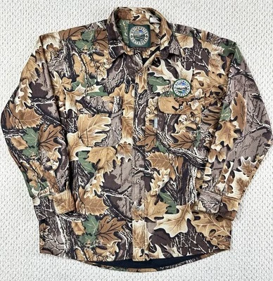 Camisa polar cepillada Whitewater Outdoors Gore-Windstopper para hombre L camuflada hecha en EE. UU. Foto 1 de 4