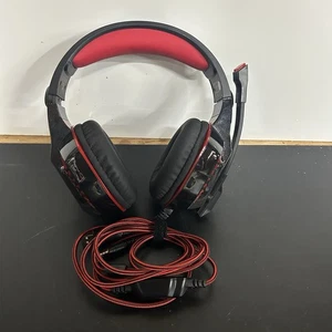 Excelente Auriculares para Juegos GM-2 para PS4, Xbox One, PC con Micrófono - Rojo/Negro - Imagen 1 de 7