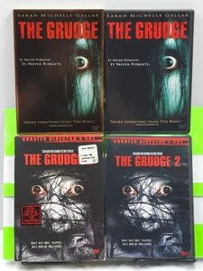 THE GRUDGE SERIES PARTS 1 & 2 UNRATED DIRECTOR'S CUT BOTH WITH SLIPCOVERS DVD - Picture 1 of 3