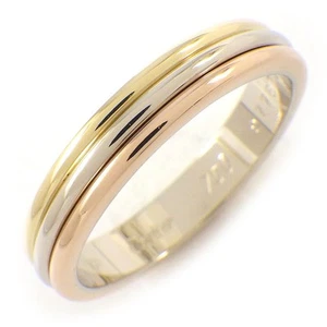 Anello Cartier Vendome Trinity matrimonio B4004357 oro 750 (18 carati) tricolore #57 US8 - Foto 1 di 9