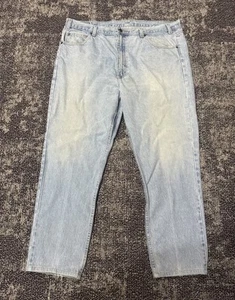 Vintage Jordache Mens Jeans Made In USA Light Wash Size 42x32 *See Measurements - Picture 1 of 9