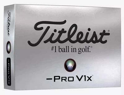 Titleist Pro V1x Left Dash Golf Balls - White (Pack of 12)