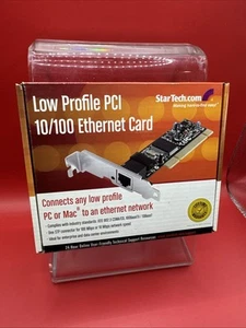 NP-R04-2100-00-02362 StarTech Low Profile PCI 10/100 Ethernet Network Card NEW! - Picture 1 of 15