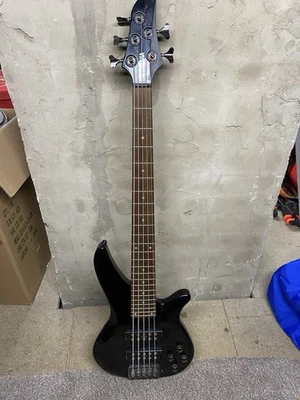 Yamaha RBX375 5-String Active Bass Guitar – Black (Untested) - image 1 of 4